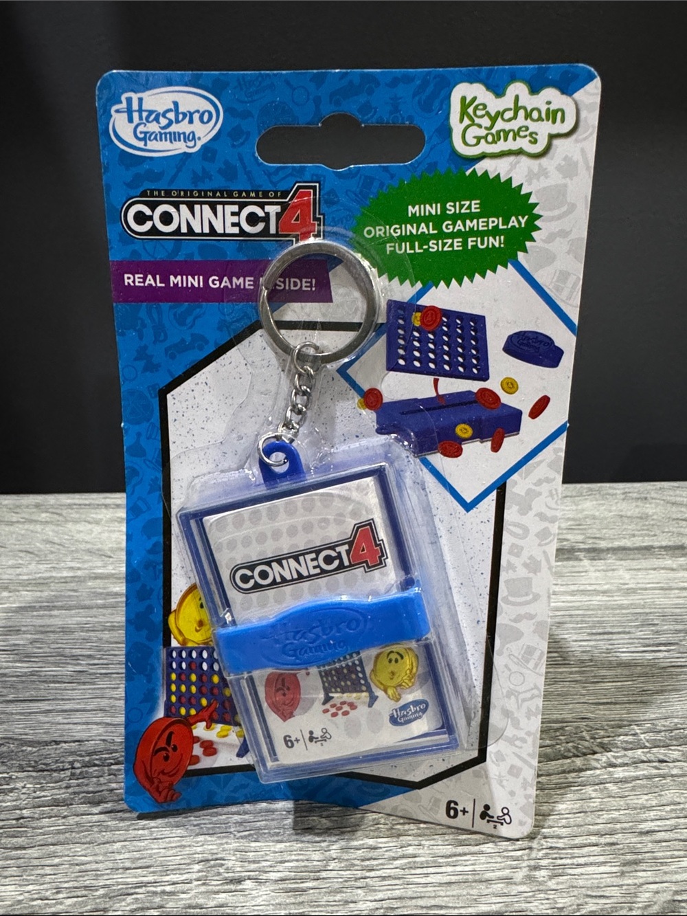 Hasbro | NEW: Connect 4 Keychain Game - Mini Game